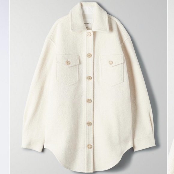 Aritzia Jackets & Blazers - Artizia Wilfred Free THE GANNA SHIRT JACKET